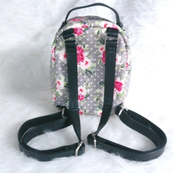 Betsey Johnson French Bulldog Mini Backpack with Matching Credit Card Wallet - Picture 3 of 16